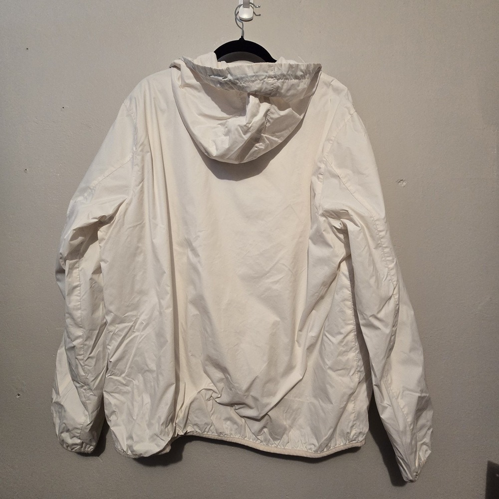 Guess Mens Windbreaker XLG White Logos Streetwear Skater Retro 90s Y2K Grunge - Picture 9 of 14
